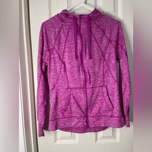 C9 By Champion Pink Gray Full Zip Duo Dry Athletic Hoodie size Small